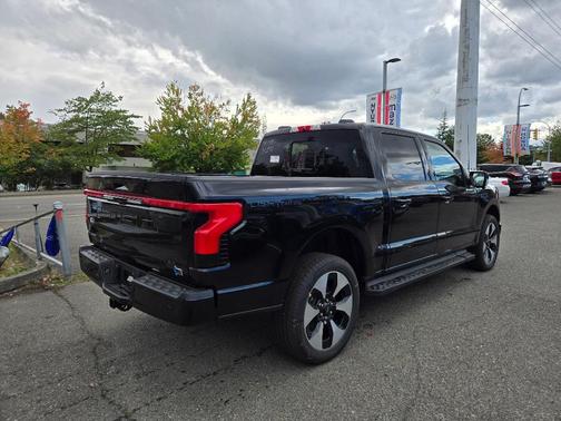Agate Black Metallic 2025 Ford F-150 Lightning Platinum