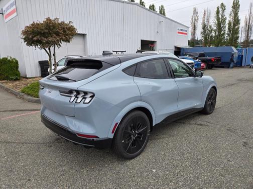 Glacier Gray Metallic 2025 Ford Mustang Mach-E GT