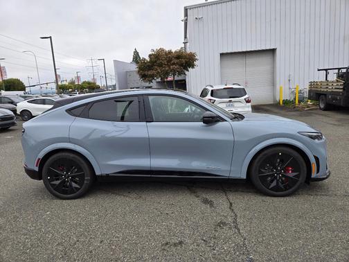 Glacier Gray Metallic 2025 Ford Mustang Mach-E GT