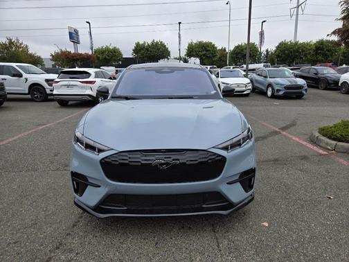 Glacier Gray Metallic 2025 Ford Mustang Mach-E GT