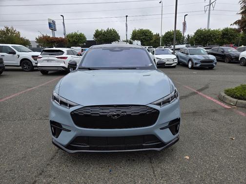 Glacier Gray Metallic 2025 Ford Mustang Mach-E GT