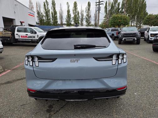 Glacier Gray Metallic 2025 Ford Mustang Mach-E GT