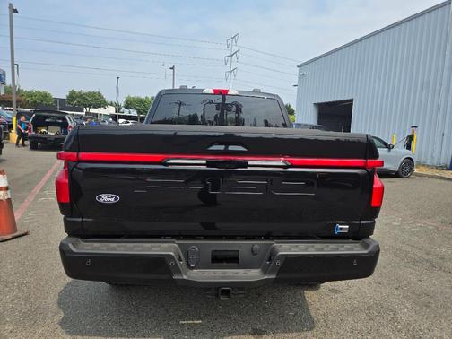 Agate Black Metallic 2025 Ford F-150 Lightning Platinum