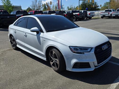 Glacier White Metallic 2020 Audi A3 2.0T S line Premium Plus