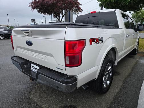 White Platinum Tri-Coat Metallic 2019 Ford F-150 Lariat
