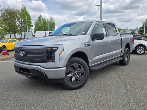 Iconic Silver Metallic 2025 Ford F-150 Lightning Flash