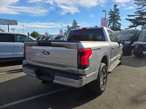 Iconic Silver Metallic 2025 Ford F-150 Lightning Flash