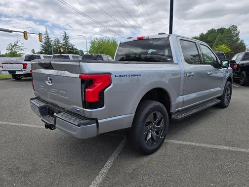 Iconic Silver Metallic 2025 Ford F-150 Lightning Flash