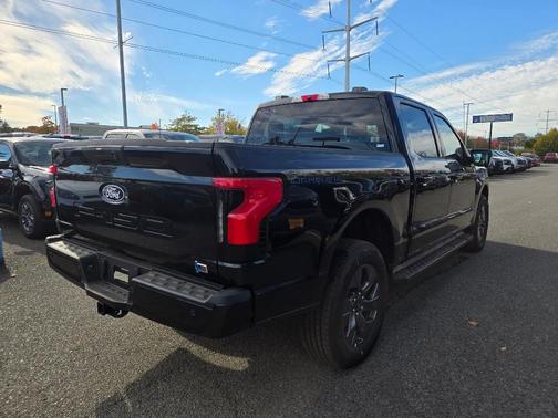 Black 2025 Ford F-150 Lightning Flash