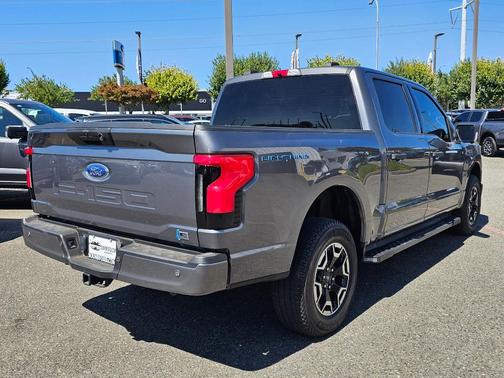 Gray 2023 Ford F-150 Lightning XLT