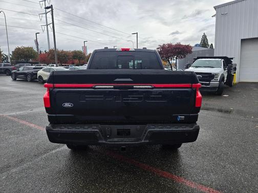 Antimatter Blue Metallic 2025 Ford F-150 Lightning Platinum