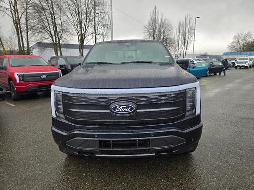 Antimatter Blue Metallic 2025 Ford F-150 Lightning Platinum