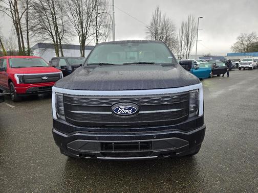 Antimatter Blue Metallic 2025 Ford F-150 Lightning Platinum