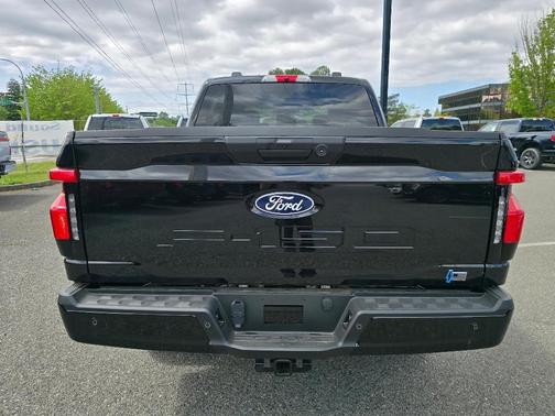 Agate Black Metallic 2025 Ford F-150 Lightning Flash