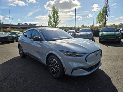 Glacier Gray Metallic 2025 Ford Mustang Mach-E Premium