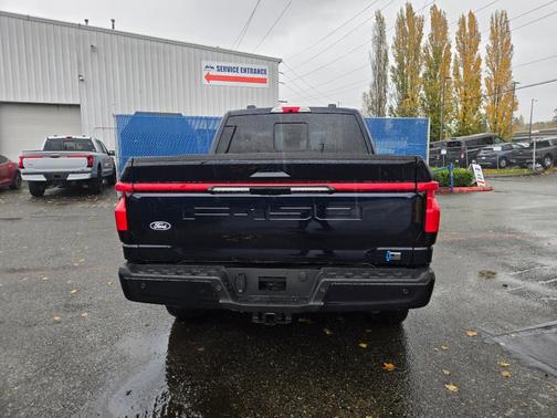 Antimatter Blue Metallic 2025 Ford F-150 Lightning Platinum