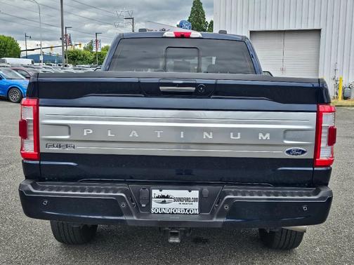 Blue 2022 Ford F-150 Platinum