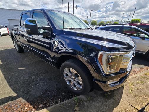 Blue 2022 Ford F-150 Platinum