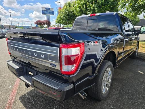 Blue 2022 Ford F-150 Platinum