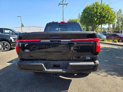 Agate Black Metallic 2025 Ford F-150 Lightning Platinum
