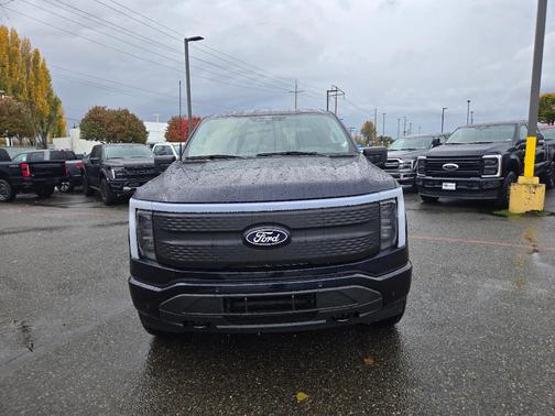 Antimatter Blue Metallic 2025 Ford F-150 Lightning Flash