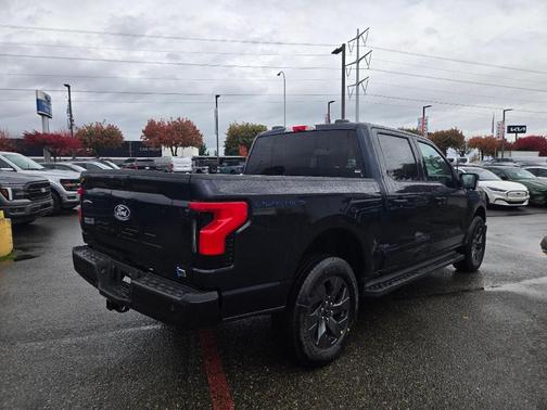 Antimatter Blue Metallic 2025 Ford F-150 Lightning Flash