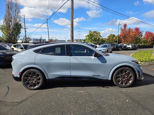 Glacier Gray Metallic 2025 Ford Mustang Mach-E GT