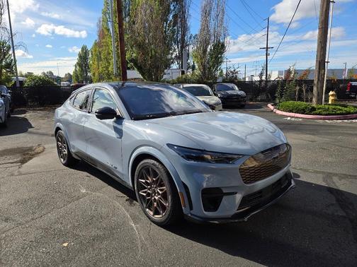 Glacier Gray Metallic 2025 Ford Mustang Mach-E GT