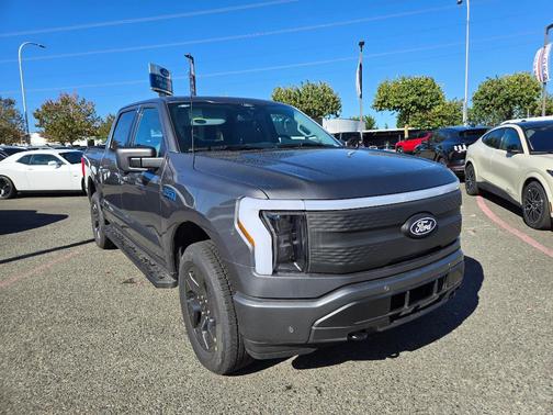 Carbonized Gray Metallic 2025 Ford F-150 Lightning Flash