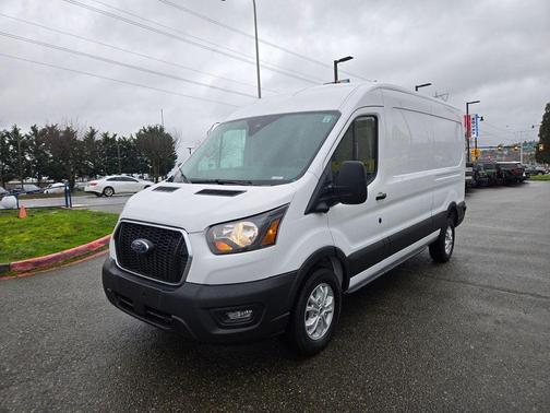 Oxford White 2025 Ford Transit-250 148 WB Medium Roof Cargo