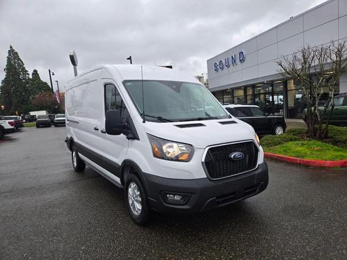 Oxford White 2025 Ford Transit-250 148 WB Medium Roof Cargo
