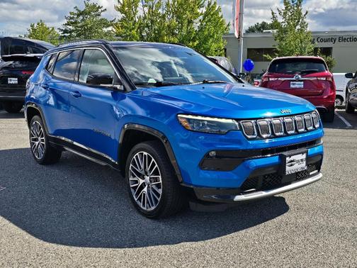 Laser Blue Pearl 2022 Jeep Compass Limited