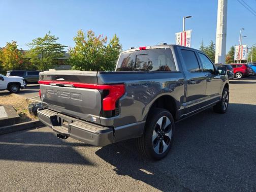 Carbonized Gray Metallic 2025 Ford F-150 Lightning Platinum