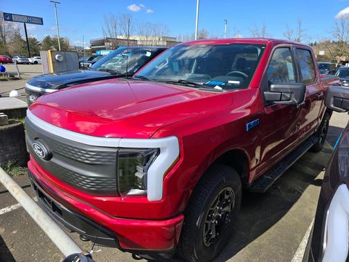 Red Metallic 2025 Ford F-150 Lightning XLT