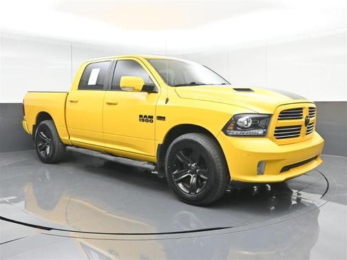 Yellow 2016 RAM 1500 Sport