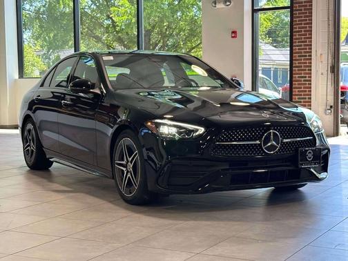 Black 2025 Mercedes-Benz C-Class C 300 4MATIC