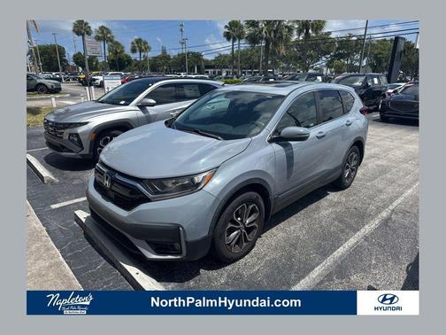 Aegean Blue Metallic 2021 Honda CR-V 2WD EX