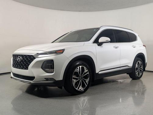 Quartz White 2019 Hyundai SANTA FE Ultimate 2.0T