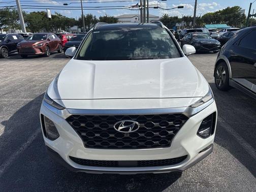 Quartz White 2019 Hyundai SANTA FE Ultimate 2.0T