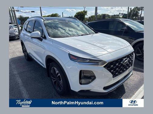 Quartz White 2019 Hyundai SANTA FE Ultimate 2.0T
