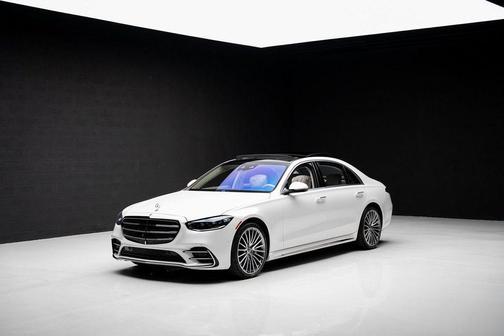 White 2023 Mercedes-Benz S-Class 4MATIC