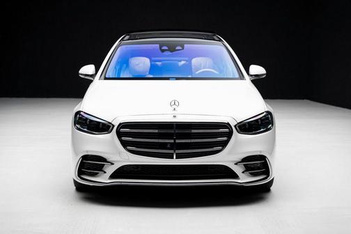 White 2023 Mercedes-Benz S-Class 4MATIC