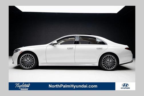 White 2023 Mercedes-Benz S-Class 4MATIC