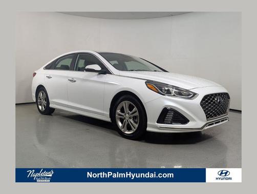 Quartz White Pearl 2019 Hyundai SONATA SEL