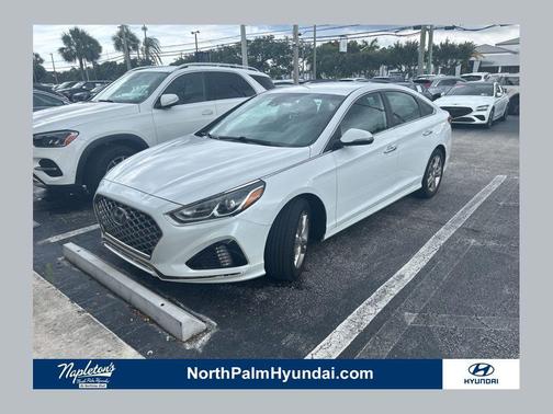Quartz White Pearl 2019 Hyundai SONATA SEL