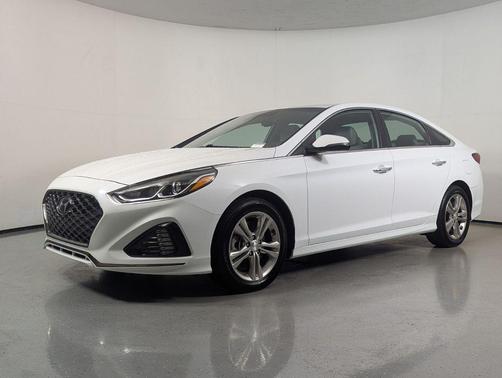 Quartz White Pearl 2019 Hyundai SONATA SEL