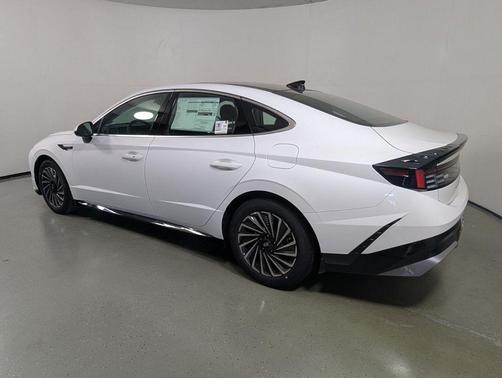 Serenity White 2026 Hyundai SONATA Hybrid SE