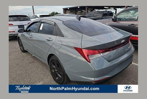 Electric Shadow 2021 Hyundai ELANTRA HEV Blue