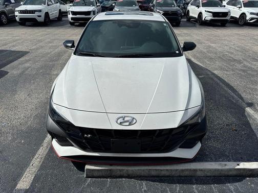 Lunar White 2023 Hyundai ELANTRA N Base