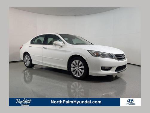 White Orchid Pearl 2014 Honda Accord EX-L